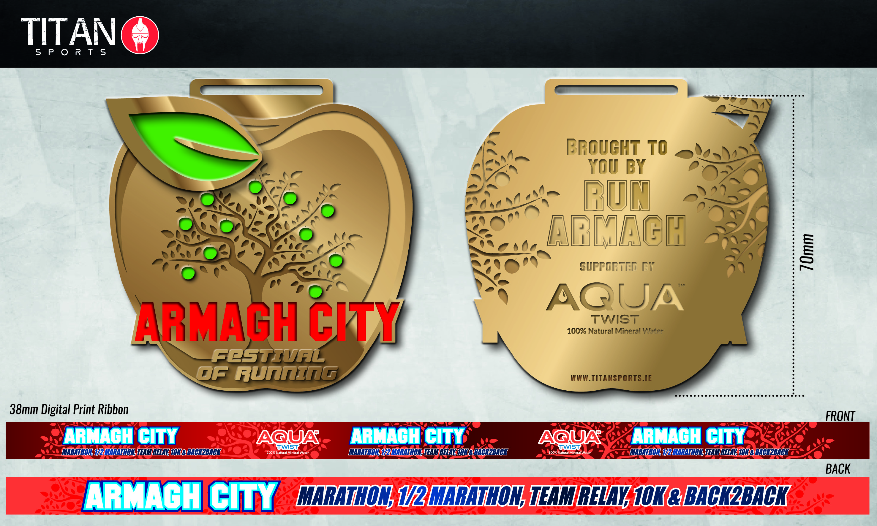 Run Armagh medal 5 2018